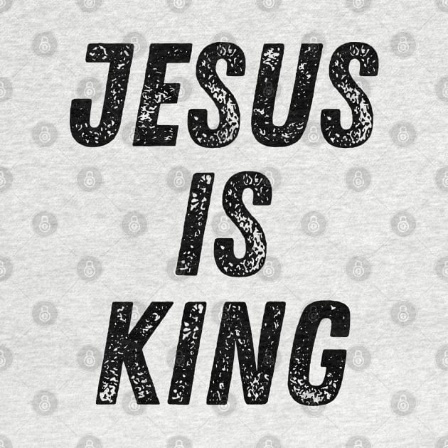 Jesus Is King Christian Quote by Art-Jiyuu